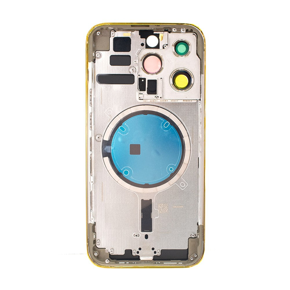 Rear Housing for iPhone 14 Pro (NO LOGO)-Gold Rear Housing for iPhone 14 Pro (NO LOGO)-Gold